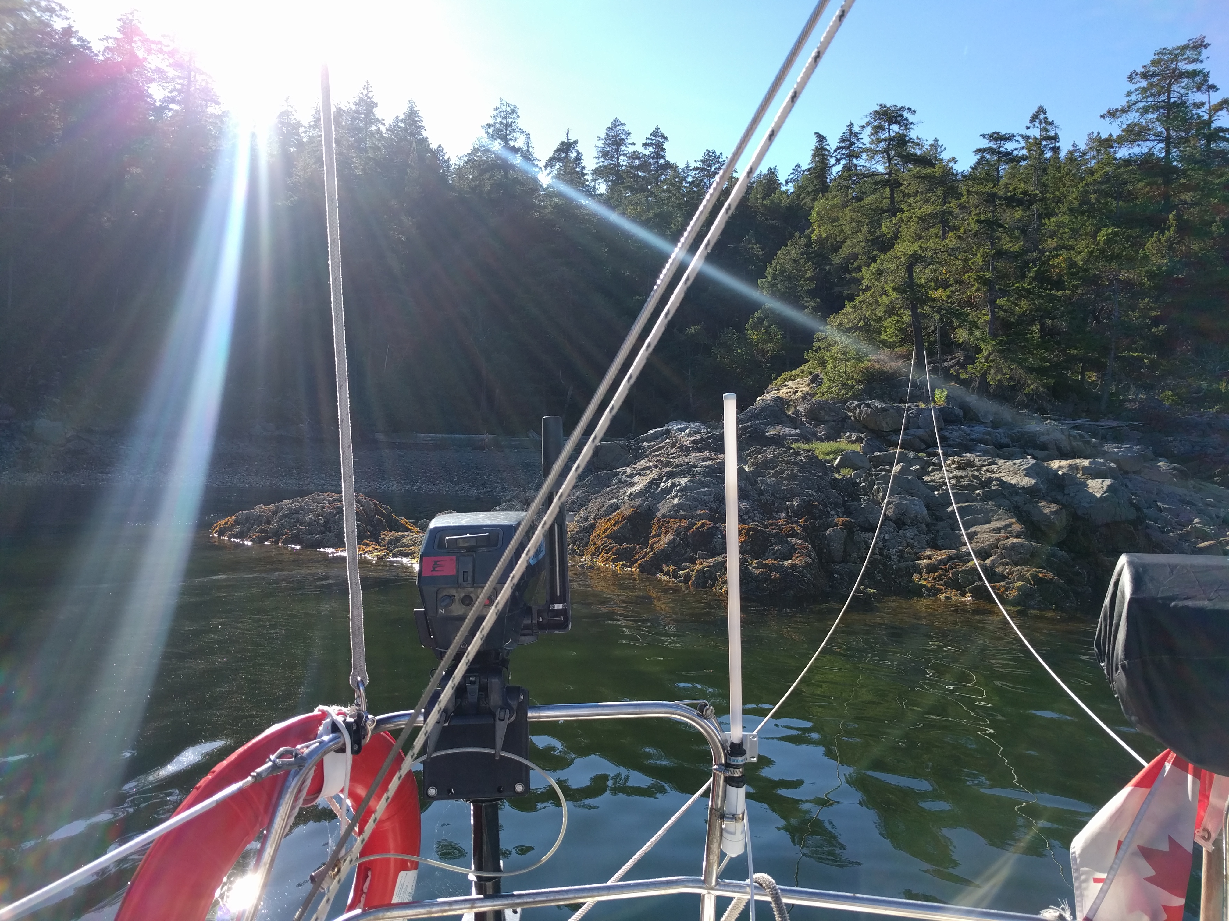 Days 1 to 4: Travelling through the Gulf Islands